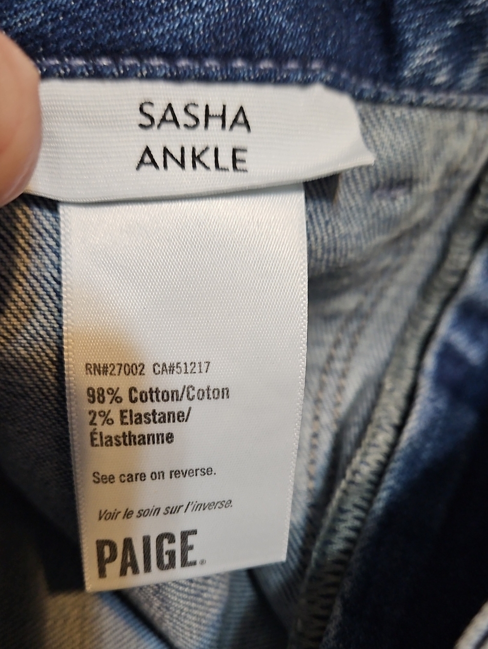 Paige Sasha Ankle High-Rise Wide-Leg Jeans-NWOT - Picture 8 of 8